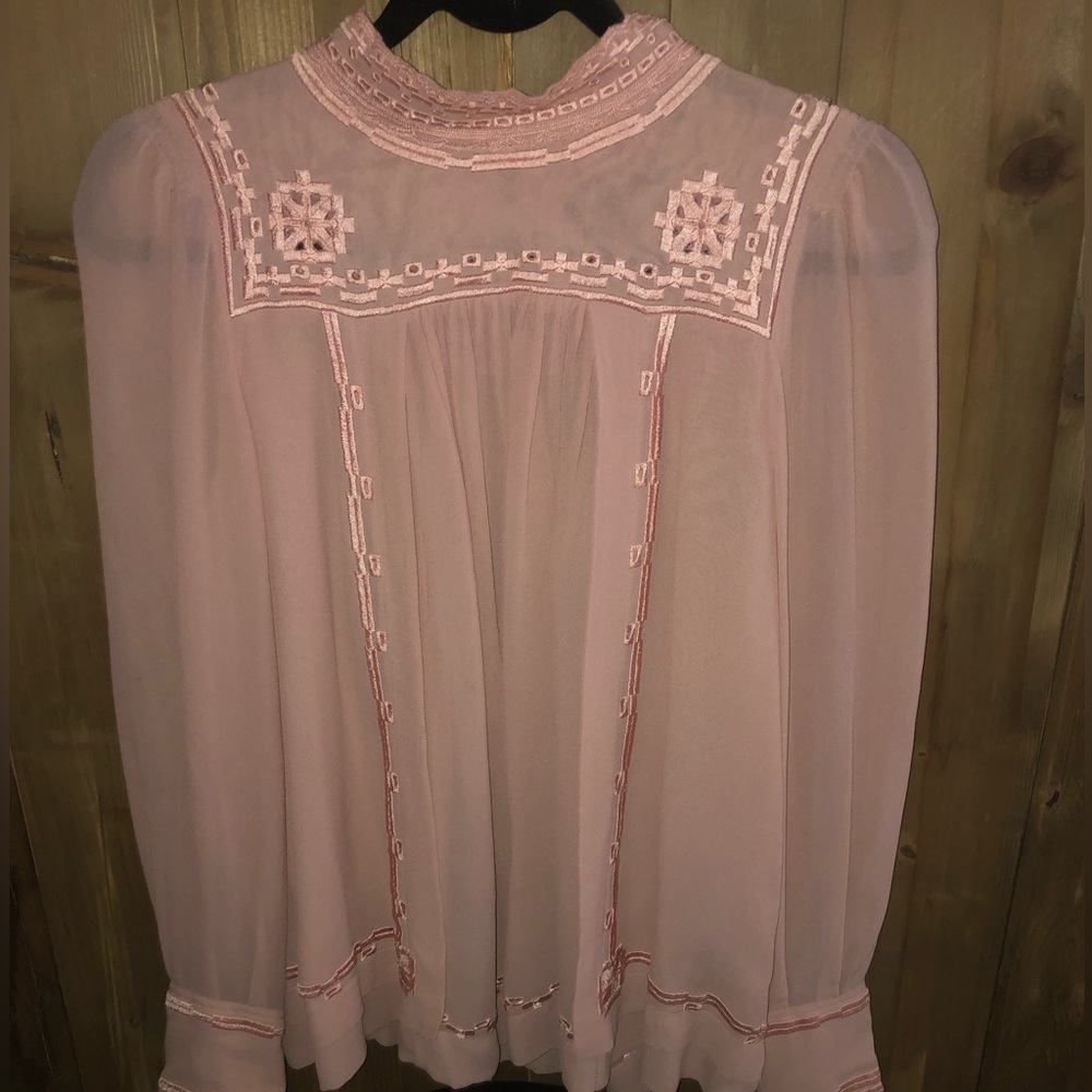Isabel Marant blouse Long sleeve About a Size Small-Medium Light Pink